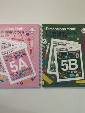 Home Instructor's Guide Set - Pink 5A & Green 5B